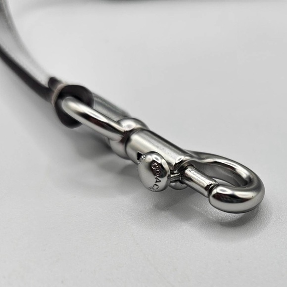 Coach Sammy Top Handle 21 In Silver Metallic - Picture 5 of 15